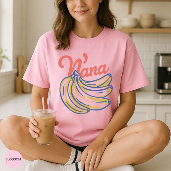 Comfort Colors® Nana Banana Shirt – Retro Fruit Graphic Tee, Funny Yellow Banana T-Shirt for Summer Vibes - Image 5