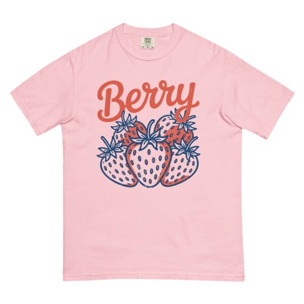 Berry Sweet Comfort Colors® T-Shirt – Retro Strawberry Graphic Tee for Fruit Lovers - Image 7
