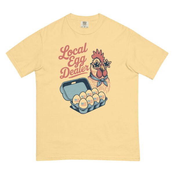Local Egg Dealer Chicken Lover Tee – Patriotic Comfort Colors® Unisex Shirt - Image 3