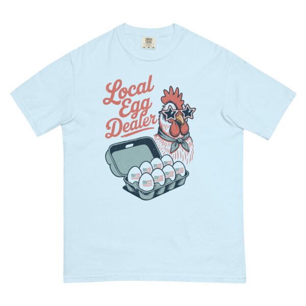 Local Egg Dealer Chicken Lover Tee – Patriotic Comfort Colors® Unisex Shirt - Image 4