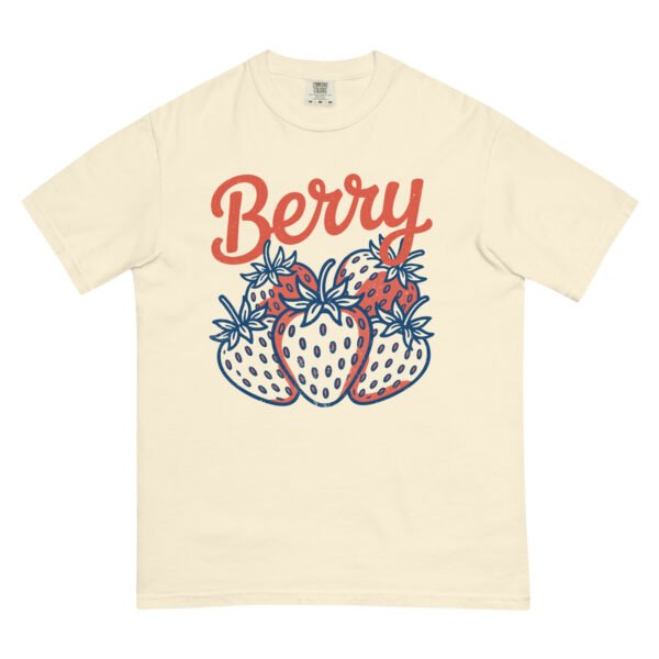 Berry Sweet Comfort Colors® T-Shirt – Retro Strawberry Graphic Tee for Fruit Lovers - Image 9
