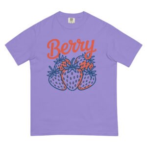 Berry Sweet Comfort Colors® T-Shirt – Retro Strawberry Graphic Tee for Fruit Lovers