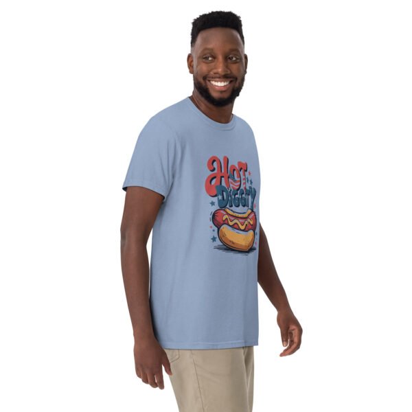 Hot Diggity Comfort Colors® T-Shirt – Vintage 4th of July Hot Dog Graphic Tee, Patriotic Cookout Shirt - Image 4