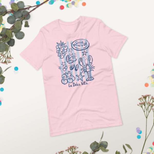 La Dolce Vita Italian Coastal Food T-Shirt – Mediterranean Graphic Tee, Unisex Summer Shirt - Image 9