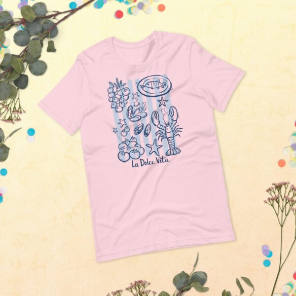 La Dolce Vita Italian Coastal Food T-Shirt – Mediterranean Graphic Tee, Unisex Summer Shirt - Image 8
