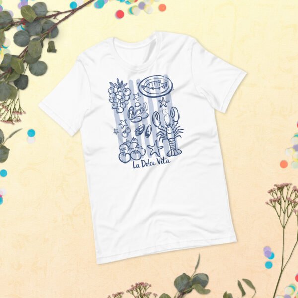 La Dolce Vita Italian Coastal Food T-Shirt – Mediterranean Graphic Tee, Unisex Summer Shirt - Image 11